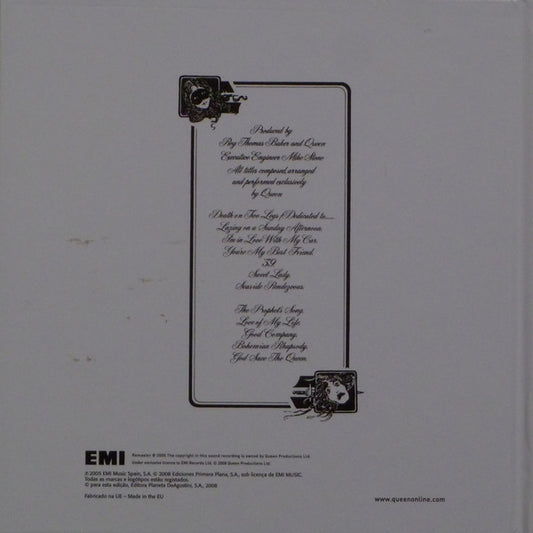 Queen : A Night At The Opera (CD, Album, Ltd, RE, RM, Boo)