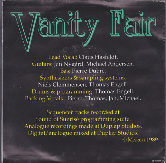 Vanity Fair (4) : Cherrie (7")