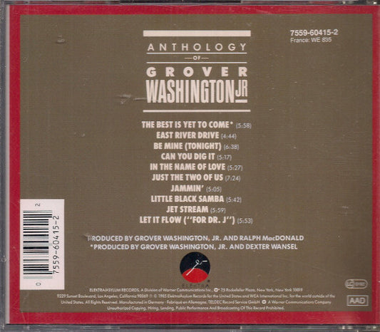 Grover Washington, Jr. : Anthology Of Grover Washington Jr. (CD, Comp)