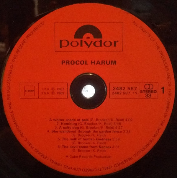 Procol Harum : Procol Harum (LP, Comp)