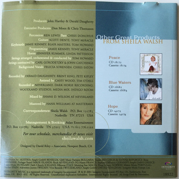 Sheila Walsh : Love Falls Down (Songs Of Worship) (CD, Album)
