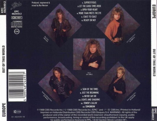 Europe (2) : Out Of This World (CD, Album)