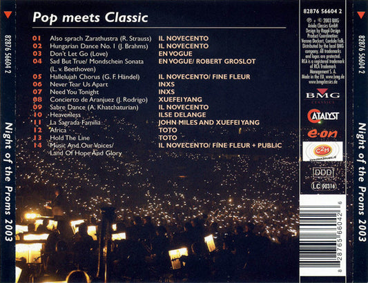 Various : The Night Of The Proms 2003 (Pop meets Classic) (CD, Comp)