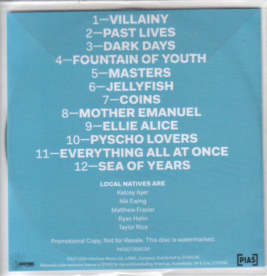 Local Natives : Sunlit Youth (CDr, Album, Promo)