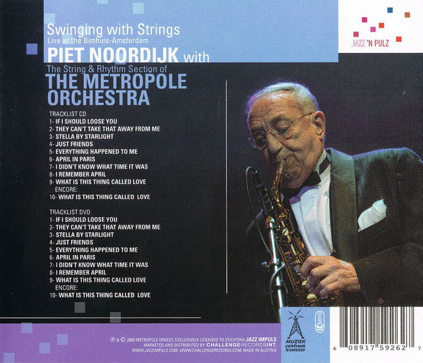 Piet Noordijk, Metropole Orchestra : Swinging with Strings (CD + DVD-V, Album, PAL)
