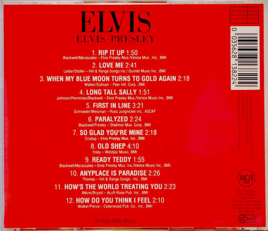 Elvis Presley : Elvis (CD, Album, Mono, RE)