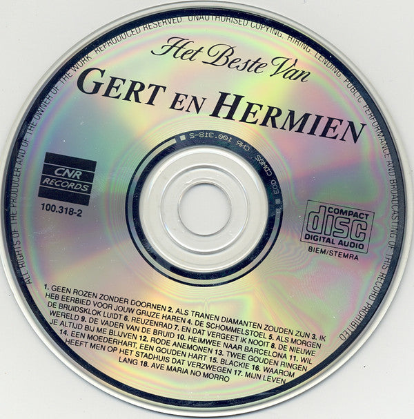 Gert & Hermien : Het Beste Van Gert En Hermien (CD, Comp)