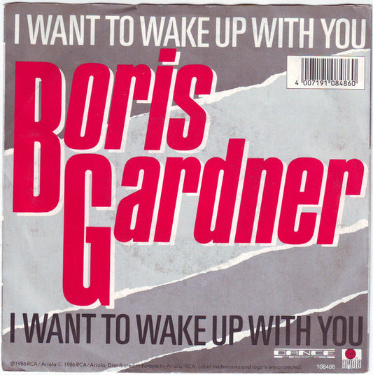 Boris Gardiner : I Want To Wake Up With You (7", Single)