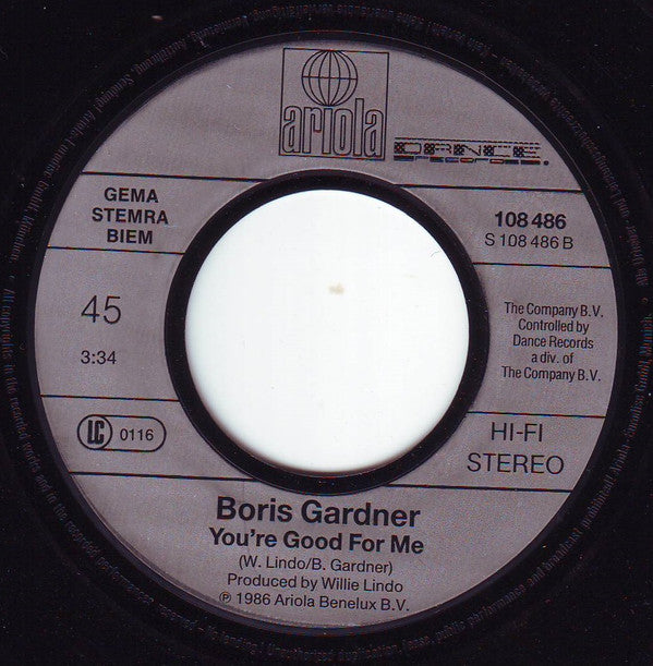 Boris Gardiner : I Want To Wake Up With You (7", Single)
