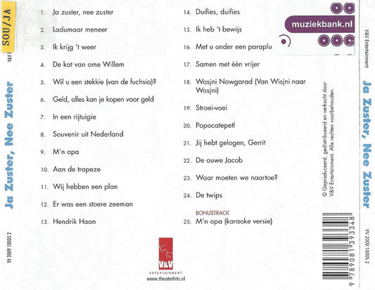Various : Ja Zuster, Nee Zuster (CD, Album)