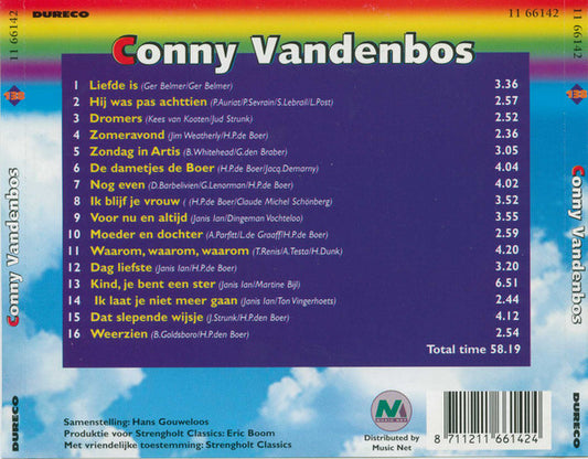 Conny Vandenbos : Conny Vandenbos (138) (CD, Album, Comp)