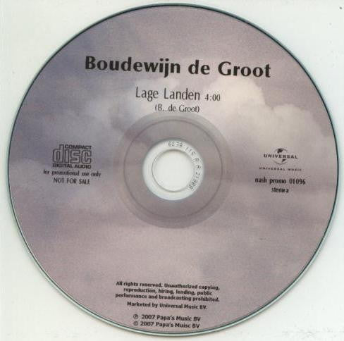 Boudewijn De Groot : Lage Landen (CDr, Single, Promo)