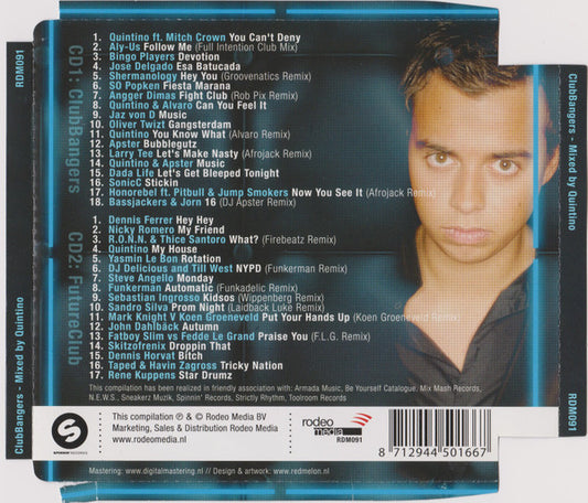 Quintino : Clubbangers (2xCD, Mixed)