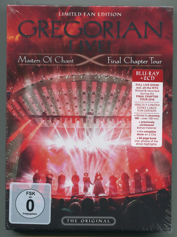 Gregorian : Live! Masters Of Chant - Final Chapter Tour (Limited Mediabook Edition) (Blu-ray + 2xCD + Album, Ltd, Med)