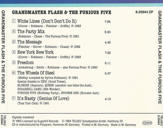 Grandmaster Flash & The Furious Five : Grandmaster Flash & The Furious Five (CD, Comp)