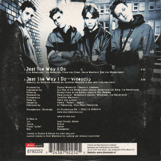 Di-Rect : Just The Way I Do (CD, Single, Enh)