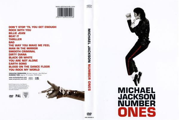 Michael Jackson : Number Ones (DVD-V, Comp, PAL, PCM)