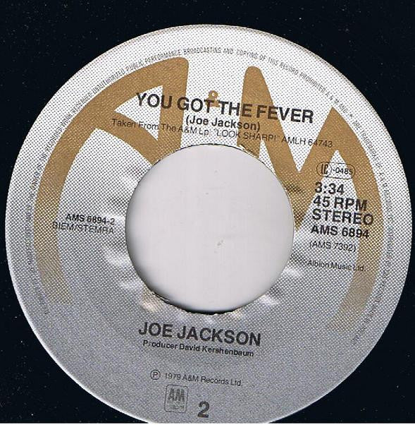 Joe Jackson : Is She Really Going Out With Him? (7", Single)