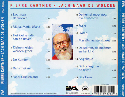Pierre Kartner : Lach Naar De Wolken (CD, Album)