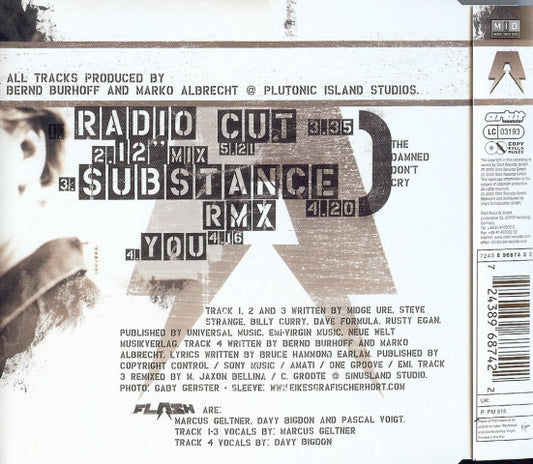 Mark 'Oh Introducing Flash (7) : The Damned Don't Cry (CD, Maxi)