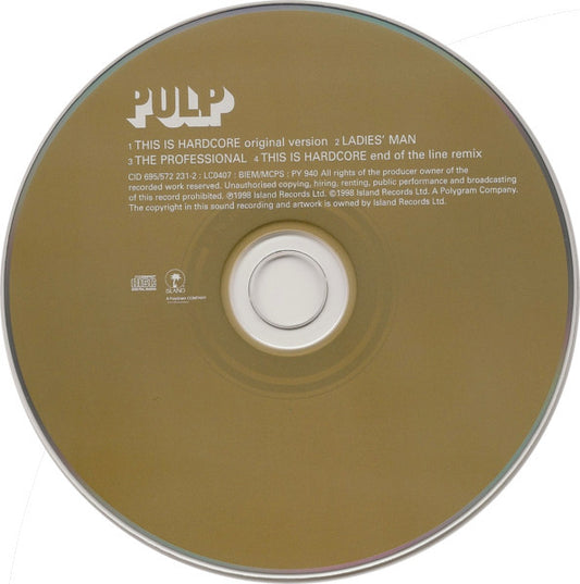 Pulp : This Is Hardcore (CD, Single)