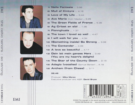 The Celtic Tenors : So Strong (CD, Album)