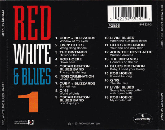Various : Red White & Blues - Part 1 (CD, Comp)