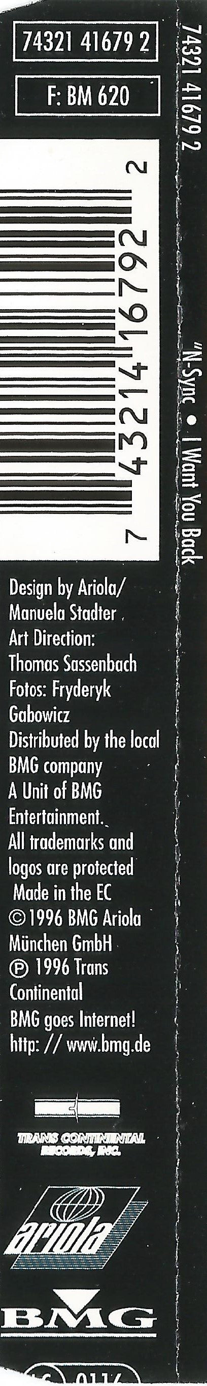 *NSYNC : I Want You Back (CD, Maxi)