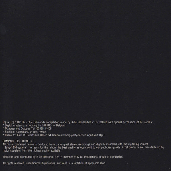 The Blue Diamonds : 25 Years (CD, Album)