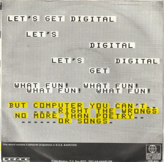 What Fun! : Let's Get Digital (7", Single)