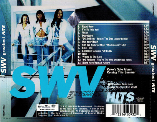 SWV : Greatest Hits (CD, Comp)