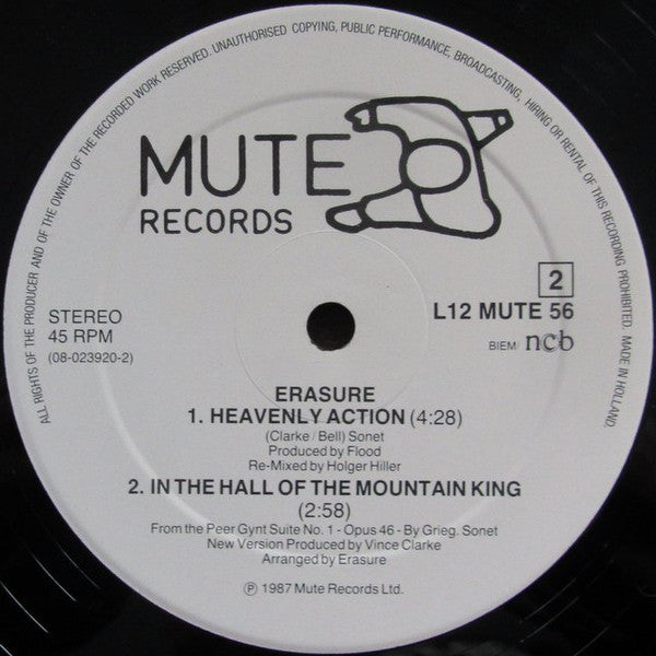 Erasure : It Doesn't Have To Be (Limited Edition Remix) (12", Single, Ltd)