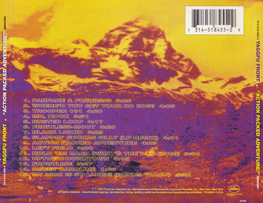 Yaggfu Front : Action Packed Adventure! (CD, Album)