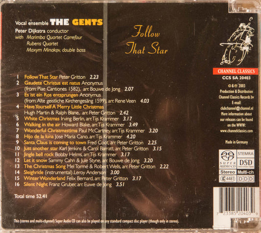 The Gents (2), Peter Dijkstra : Follow That Star (SACD, Hybrid, Multichannel)