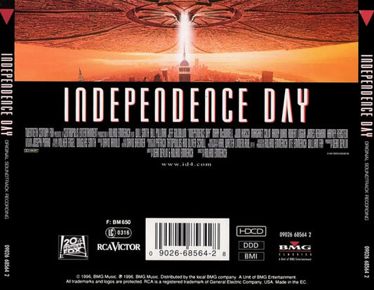David Arnold : Independence Day (Original Soundtrack Recording) (HDCD)