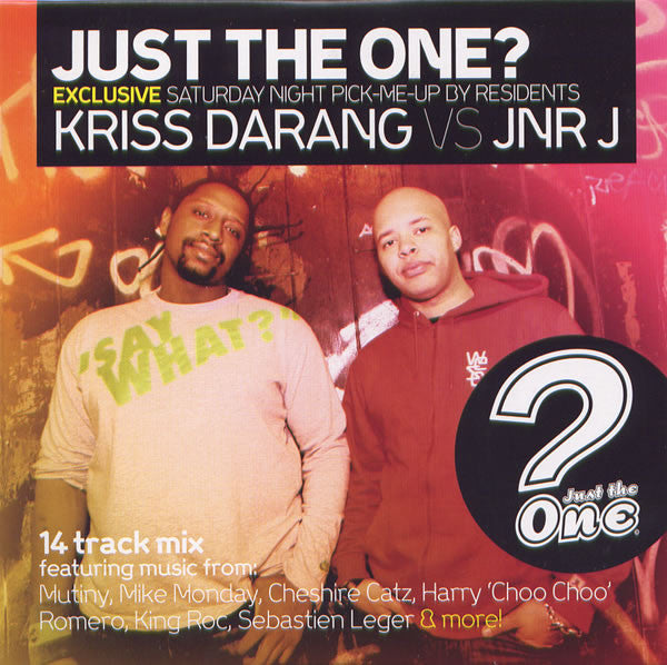 Kriss Darang vs. Jnr J : Just The One? (CD, Comp, Mixed)