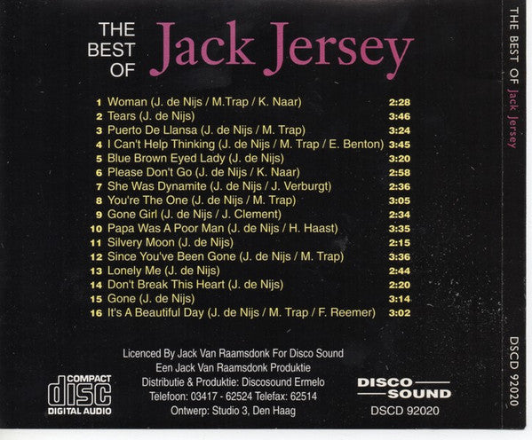 Jack Jersey : The Best Of Jack Jersey (CD, Comp)