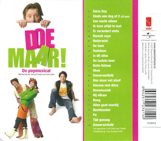 Various : Doe Maar! De Popmusical (CD, Album)