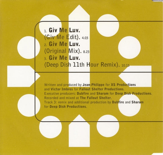 Alcatraz : Giv Me Luv (CD, Single)