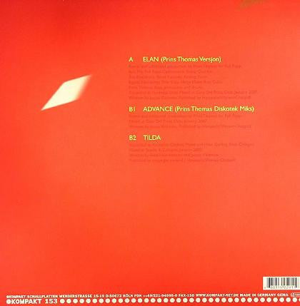 Justus Köhncke vs. Prins Thomas : Elan (12")