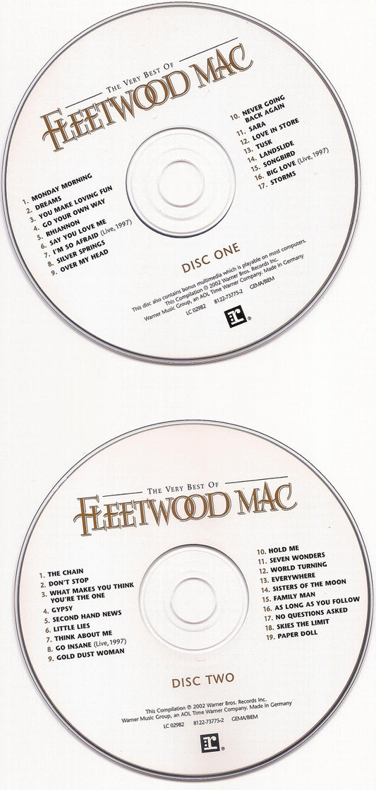 Fleetwood Mac : The Very Best Of Fleetwood Mac (2xCD, Comp, Enh, RM)