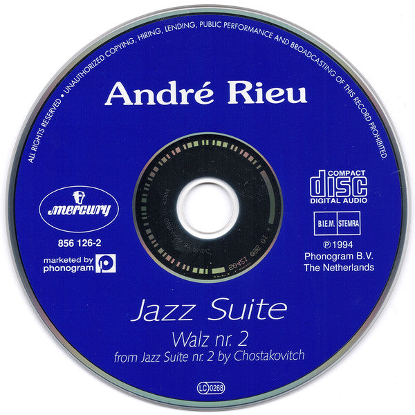 André Rieu : The Second Waltz (CD, Single)