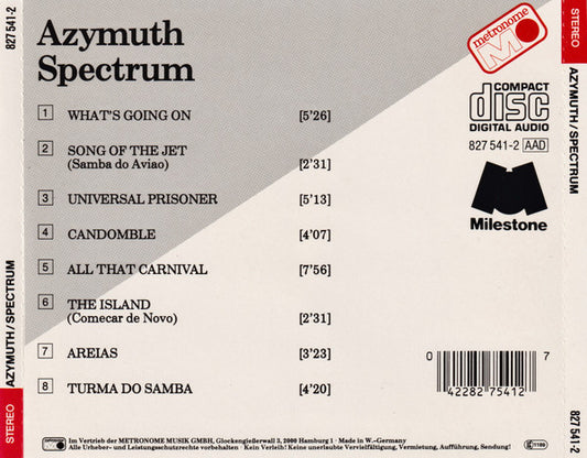 Azymuth : Spectrum (CD, Album)