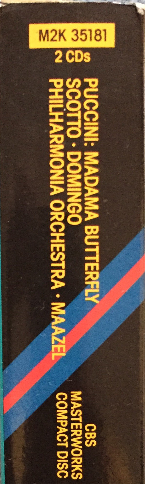 Giacomo Puccini : Renata Scotto, Placido Domingo, Ingvar Wixell, Gillian Knight, Florindo Andreolli, The Ambrosian Opera Chorus, Philharmonia Orchestra, Lorin Maazel : Madame Butterfly (2xCD, Album)