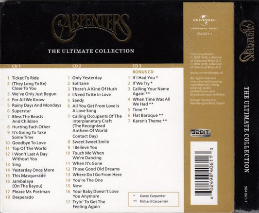 Carpenters : The Ultimate Collection (3xCD, Comp)