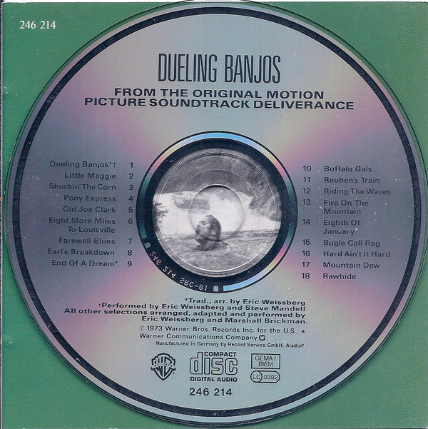 Eric Weissberg And Steve Mandell, Marshall Brickman : "Dueling Banjos" From The Original Soundtrack Deliverance (CD, Album, RE)