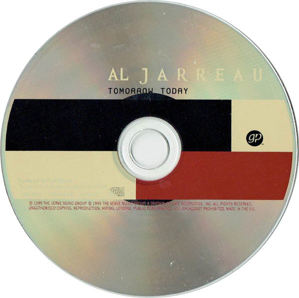 Al Jarreau : Tomorrow Today (CD, Album, UK )