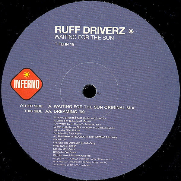 Ruff Driverz : Waiting For The Sun (12")