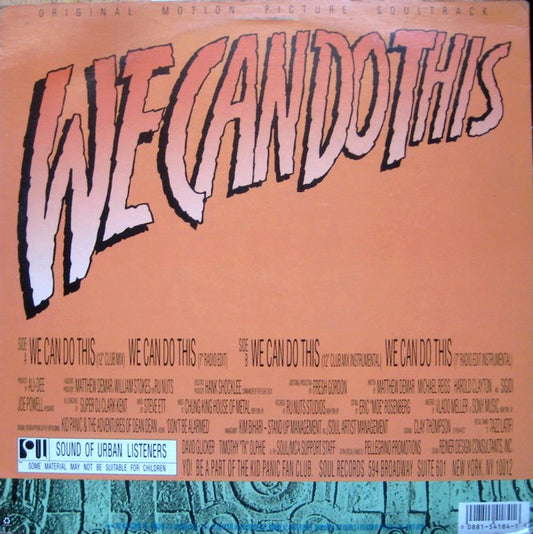 Kid Panic & The Adventures Of Dean Dean : We Can Do This (12")