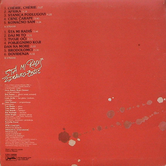 Zdravko Čolić : Šta Mi Radiš (LP, Album)